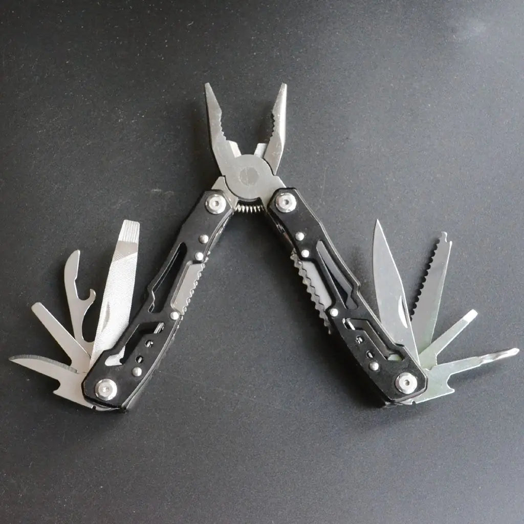 Portable Stainless Steel Multi-Tool Pliers for Camping