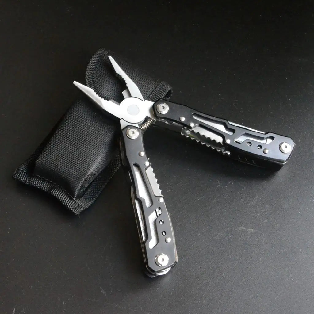 Portable Stainless Steel Multi-Tool Pliers for Camping