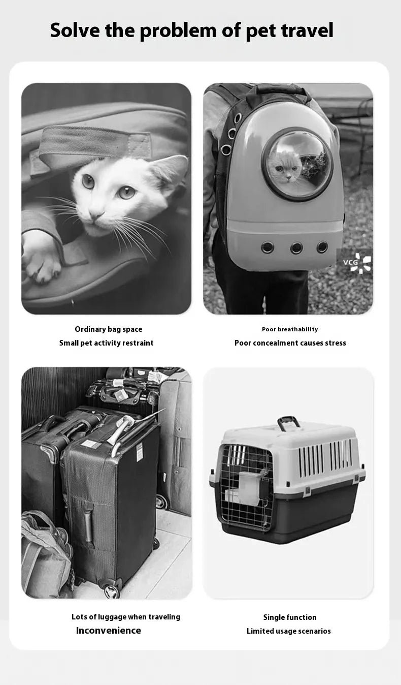 Pet Crossbody Carrier Bag